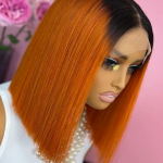 5x5 Super Double Drawn Bob Lace Wig